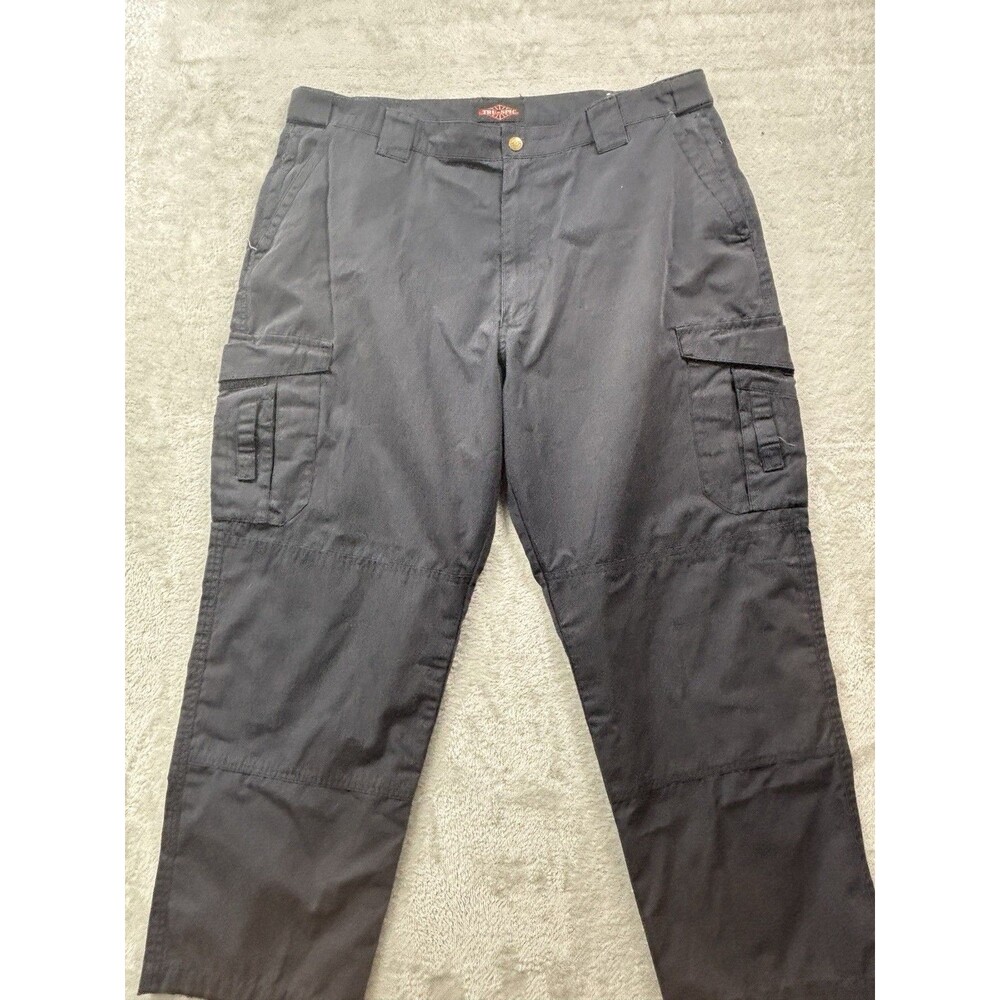 Tru-Spec Tactical Cargo Pants Black Men’s Size 42 Ripstop Utility Work